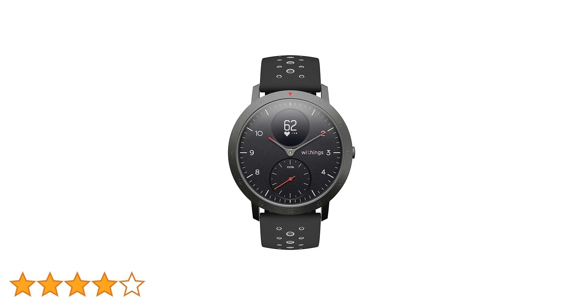 Amazon.co.jp: Withings Steel HR Sport ブラック 歩数 消費